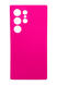 Силиконовый чехол Softy для Samsung S24 Ultra barbie pink (rose) Full Camera с микрофиброй