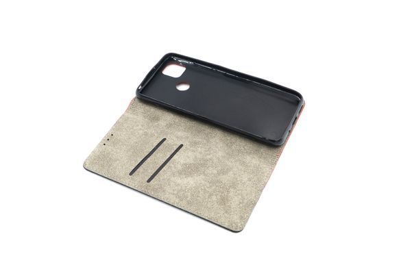 Чохол книжка Carbon для Xiaomi Redmi 9C red/black (4you)