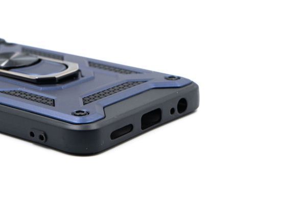 Чохол Camshield Serge Ring for Magnet для Xiaomi Redmi Note 10 /Note 10s blue протиударний