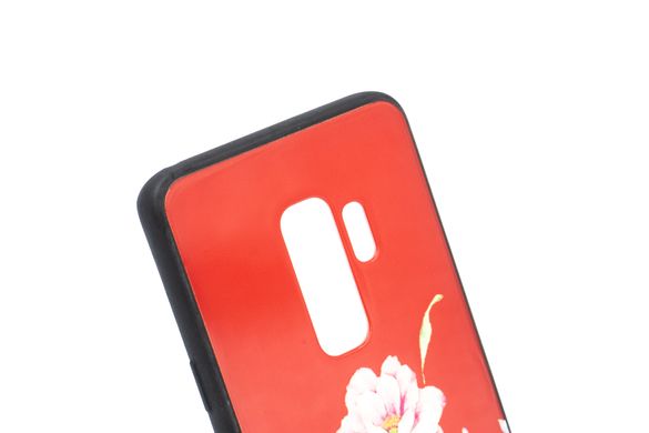 Чехол Flowers глянец для Samsung S9 + (Орхидея)
