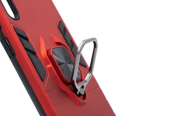 Чохол SP Transformer Ring for Magnet для Samsung A30s/A50 red протиударний