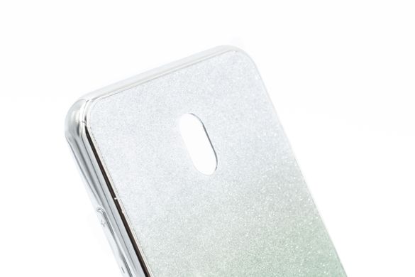 Чохол TPU+Glass для Xiaomi Redmi 8A Swarovski mint