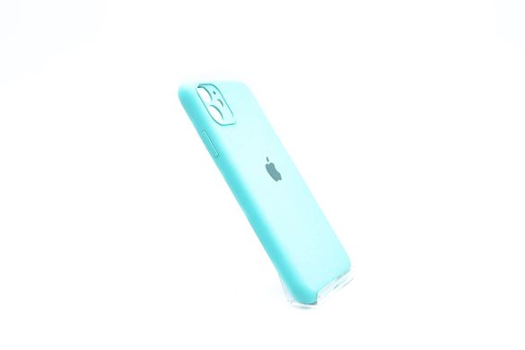 Силіконовий чохол Full Cover для iPhone 11 azure Full Camera