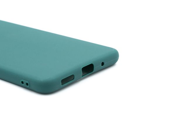 Силиконовый чехол Soft feel для Samsung M53 5G forest green Candy