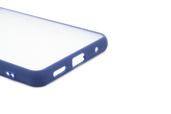 TPU чехол Camshield mate для Xiaomi Redmi Note 10 Pro/10 Pro Max blue шторка/защита камеры