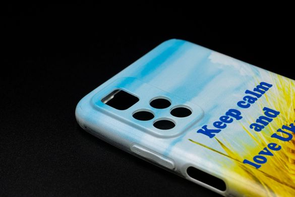 TPU чохол MyPrint для Xiaomi Poco M4 Pro 5G Keep calm and love Ukraine 1.0mm, Getman, clear