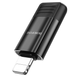 Адаптер BOROFONE BV18 iP male to Type-C female USB2.0 adapter чорний