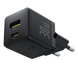 СЗУ Baseus Palm Fast Charger 30W (Type-C+USB) 30W+Type-C to Type-C 1m 60W black