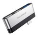 Перехідник Borofone DH1 Type-C to USB 3.0 / 2USB metal-black