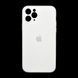 Силіконовий чохол Full Cover для iPhone 11 Pro white Fulll Camera