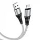 USB кабель HOCO X50 Excellent charging data Lightning 2,4A/1m Grey