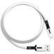 USB кабель Usams US-SJ431 U51 Silicone USB Lightning 1m white