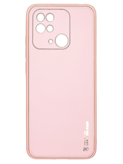 Чохол шкіра Xshield для Xiaomi Redmi 10C pink Full camera