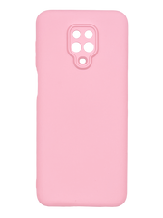 Силіконовий чохол Full Cover для Xiaomi Redmi Note9S/Note 9Pro/Note9ProMax pink Full Camera без logo