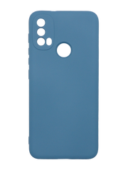 Силиконовый чехол WAVE Colorful для Motorola E40 blue Full Camera (TPU)