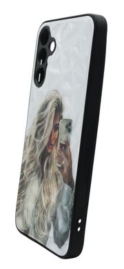 TPU+PC чохол Prisma Ladies для Samsung A15 girl with phone Full Camera