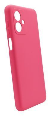 Силіконовий чохол Full Soft для Motorola G54 shine pink Full Camera