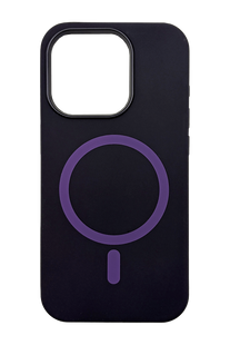 Силіконовий чохол Fibra OmniMag для iPhone 15 Pro dark purple