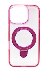 Чохол Metal Holderl + MagSafe для iPhone 16 Pro rose
