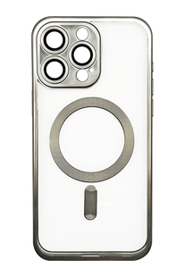 Чохол Metal Matte with MagSafe для iPhone 15 Pro Max natural titanium Full Camera