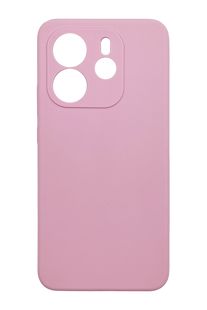 Силиконовый чехол Softy для Xiaomi Redmi Note 14 4G (UA/Europe) pink Full Camera с микрофиброй