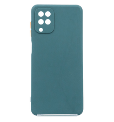 TPU чохол Square Full Camera для Samsung A02S dark green/orange