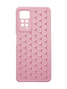 Чехол TPU Honeycomb для Xiaomi Redmi Note 11 Pro 4G/5G/12 Pro 4G light pink Full Camera