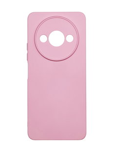 Силіконовий чохол Full Cover для Xiaomi Redmi A3 pink Full camera без logo
