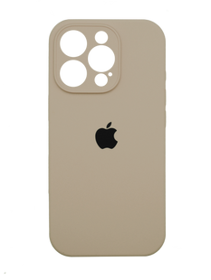 Силіконовий чохол Full Cover для iPhone 16 Pro desert gold Full Camera