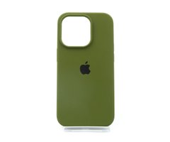 Силіконовий чохол Full Cover для iPhone 14 Pro dark olive