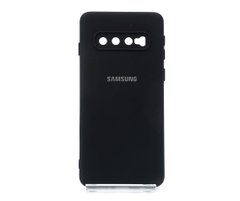 Силіконовий чохол Full Cover для Samsung S10 black My color Full Camera