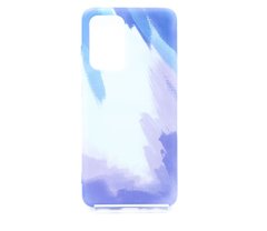 Силиконовый чехол WAVE Watercolor для Samsung A52 (TPU) blue