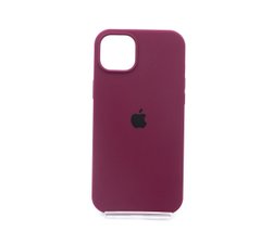 Силіконовий чохол Full Cover для iPhone 15 Plus maroon