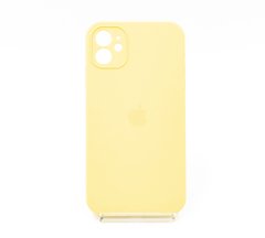 Силіконовий чохол Full Cover Square для iPhone 11 yellow Full Camera