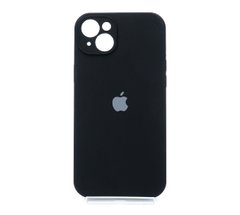 Силіконовий чохол Full Cover для iPhone 14 Plus black Full Camera