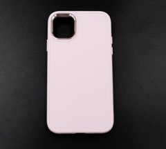 TPU чохол Bonbon Metal Style для iPhone 11 light pink