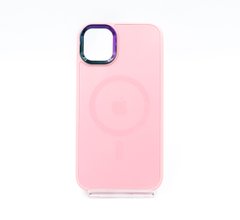 Чохол TPU+PC Foggy with Magsafe для Iphone 11 pink
