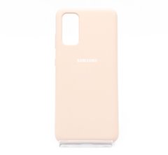 Силиконовый чехол Full Cover для Samsung S20/S11E pink sand