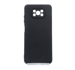Силіконовий чохол Full Cover для Xiaomi Poco X3 NFC/Poco X3 Pro black Full Camera без logo