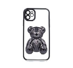 Силіконовий чохол Perfomance bear для iPhone 11 black Full Camera