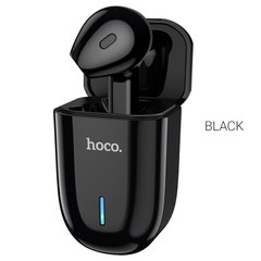 Bluetooth гарнитура HOCO E55 Flicker с зарядным чехлом BT5.0/135mAh Black