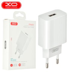 Мережевий зарядний пристрій XO L53 2A 1usb (EU) white