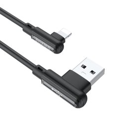 USB кабель Borofone BX58 Lucky Lightning 2.4A/1m black