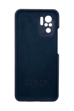 Силіконовий чохол Fibra для Xiaomi Redmi Note 10/10S midnight blue Full Camera