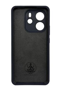 Силіконовий чохол Full Cover Lakshmi для Xiaomi Redmi Note 14 4G dark grey(AAA)Full Camera без logo
