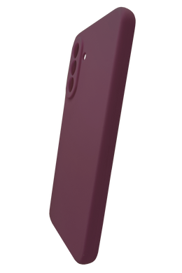 Силиконовый чехол Softy для Samsung A56 bordo Full Camera с микрофиброй