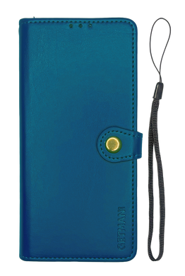 Чохол книжка шкіра для Samsung M33 5G blue Getman Gallant PU