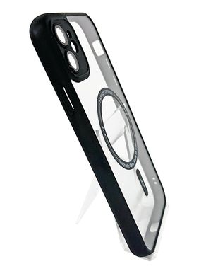 Чохол Skin Clear with MagSafe для iPhone 11 black Full Camera