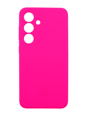 Силиконовый чехол Full Cover для Samsung S24 barbie pink (AAA) Full Camera без logo