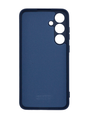 Силіконовий чохол SMTT для Samsung S24 Plus dark blue Full Camera з мікрофіброю